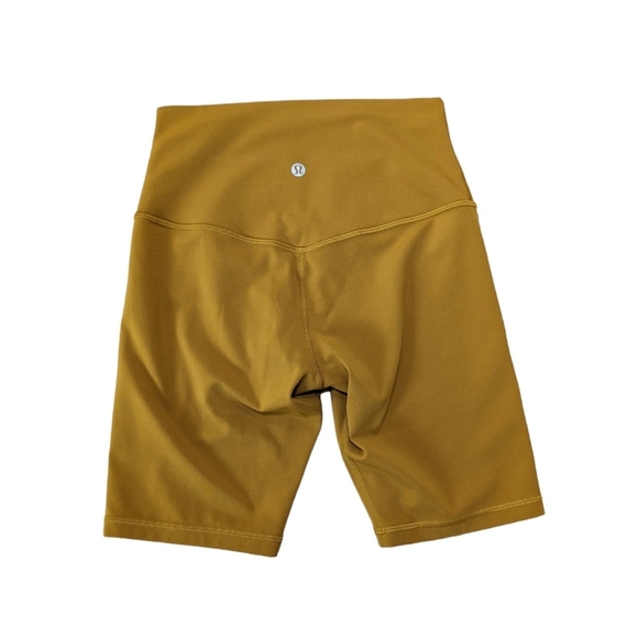 Lululemon Align High Rise Bike Shorts  8" Gold Spice - Picture 2 of 4